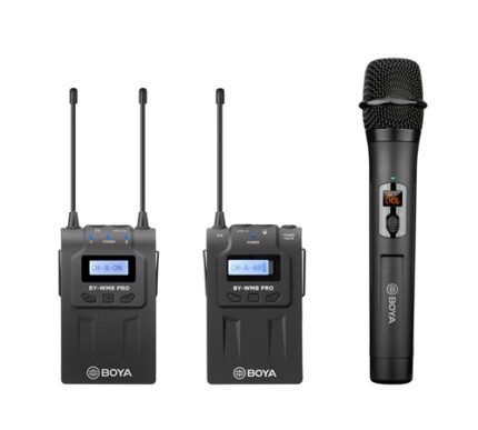 BOYA BY-WM8 PRO-K4 UHF Dual-Channel Wireless Microphone System