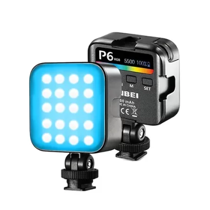 JINBEI P6 Pocket RGB Video Lights Rechargeable Mini LED Camera Light