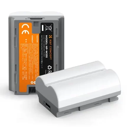 K&F Concept 2 Pack 2400mAh NP-W235 Battery for Fujifilm
