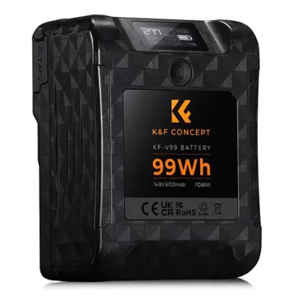 K&F Concept 99Wh Mini V-Mount Battery, 6700mAh